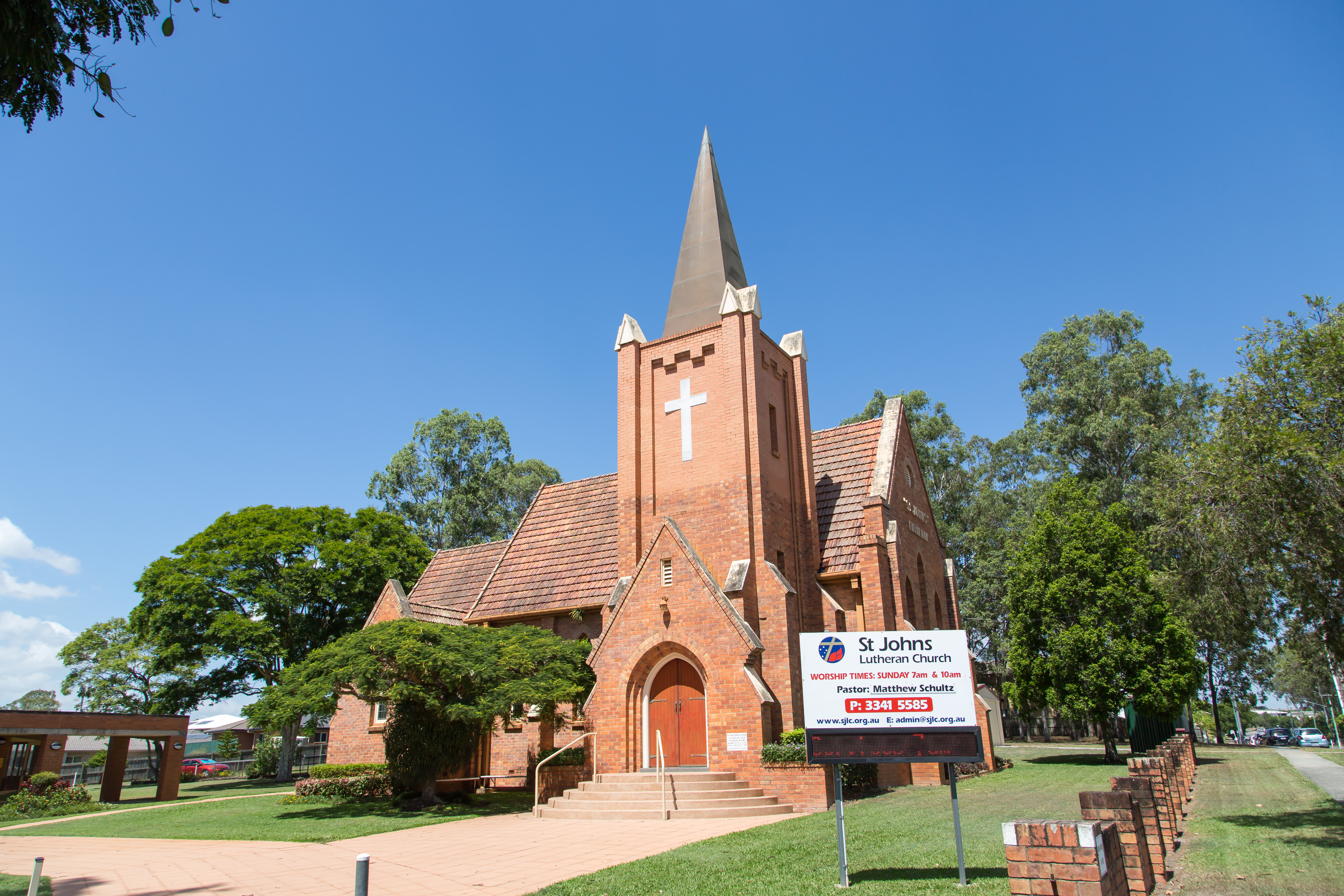 This is an image of the local heritage place known as St Johns Lutheran Church