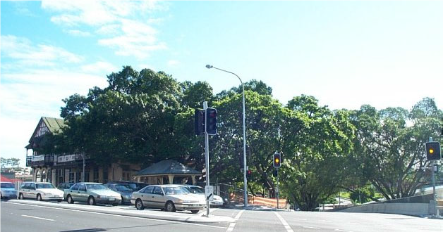 This is an image of the heritage place known as Landscaped Precinct 3 from Normanby Fiveways