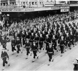 Beak House during the occupancy of the Black Cat Casket Agency, circa 1944