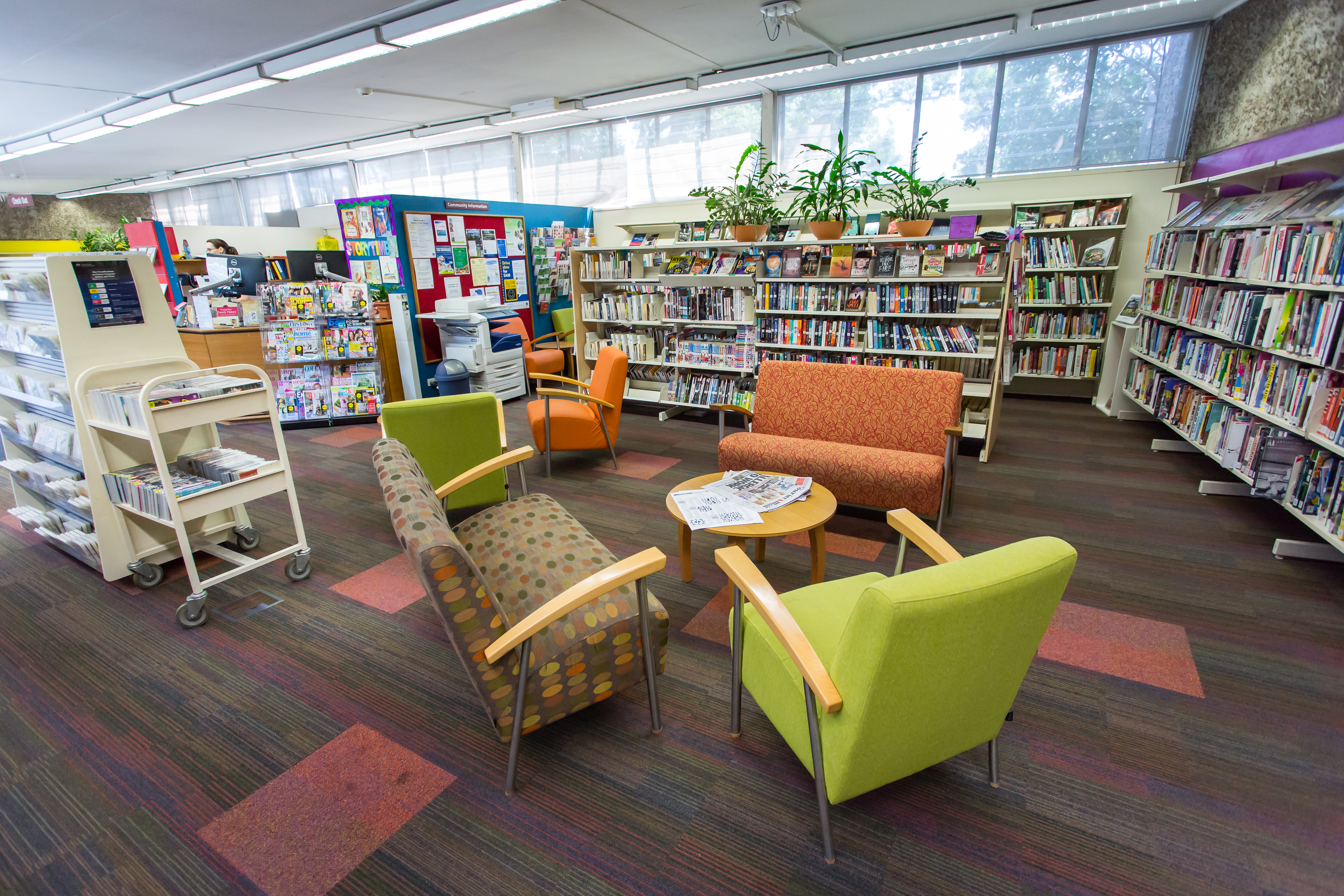 This is and image of the interior of the Local heritage place know as Annerley Library & Community centre