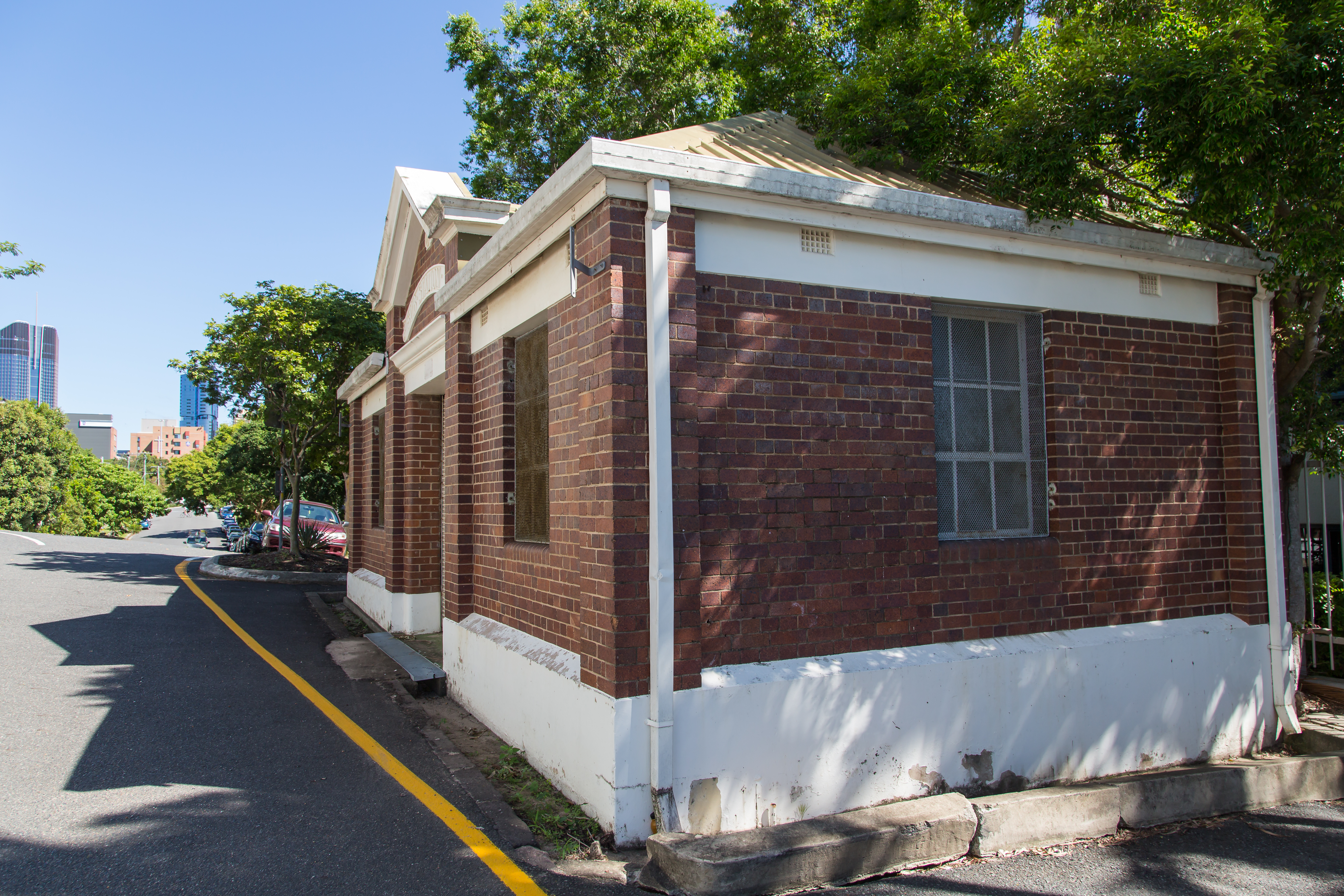 This is an image of the side of the heritage place known as Cairns Street Substation 211