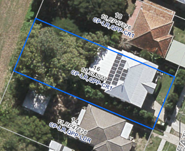 This is an image of the Aerial view of Anzac Cottage on 16 Blackheath Road in Oxley in 2015