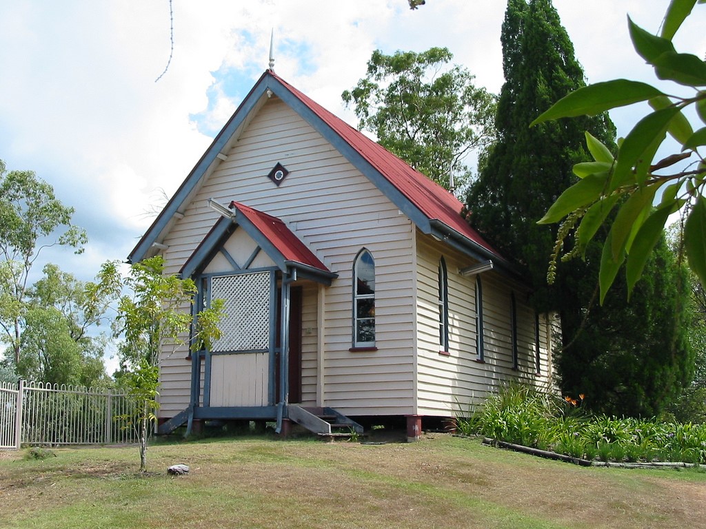 This is an image of the Heritage Place known as the Indooropilly Primitive Methodist Church located on 9 Chapel Hill Road in Chapel Hill