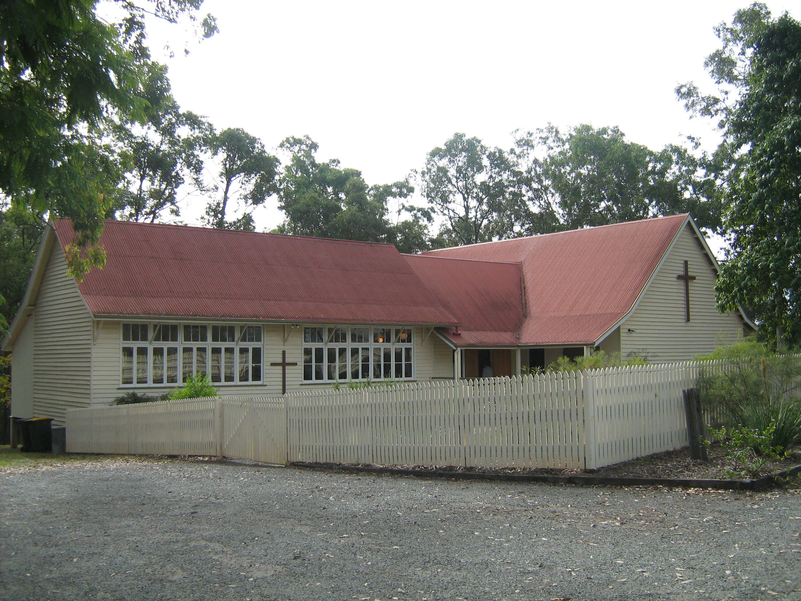 This is an image of the Heritage Place known as the St. Michaels and All Angels' Anglican Church located at 3407 Moggill Road in Moggill
