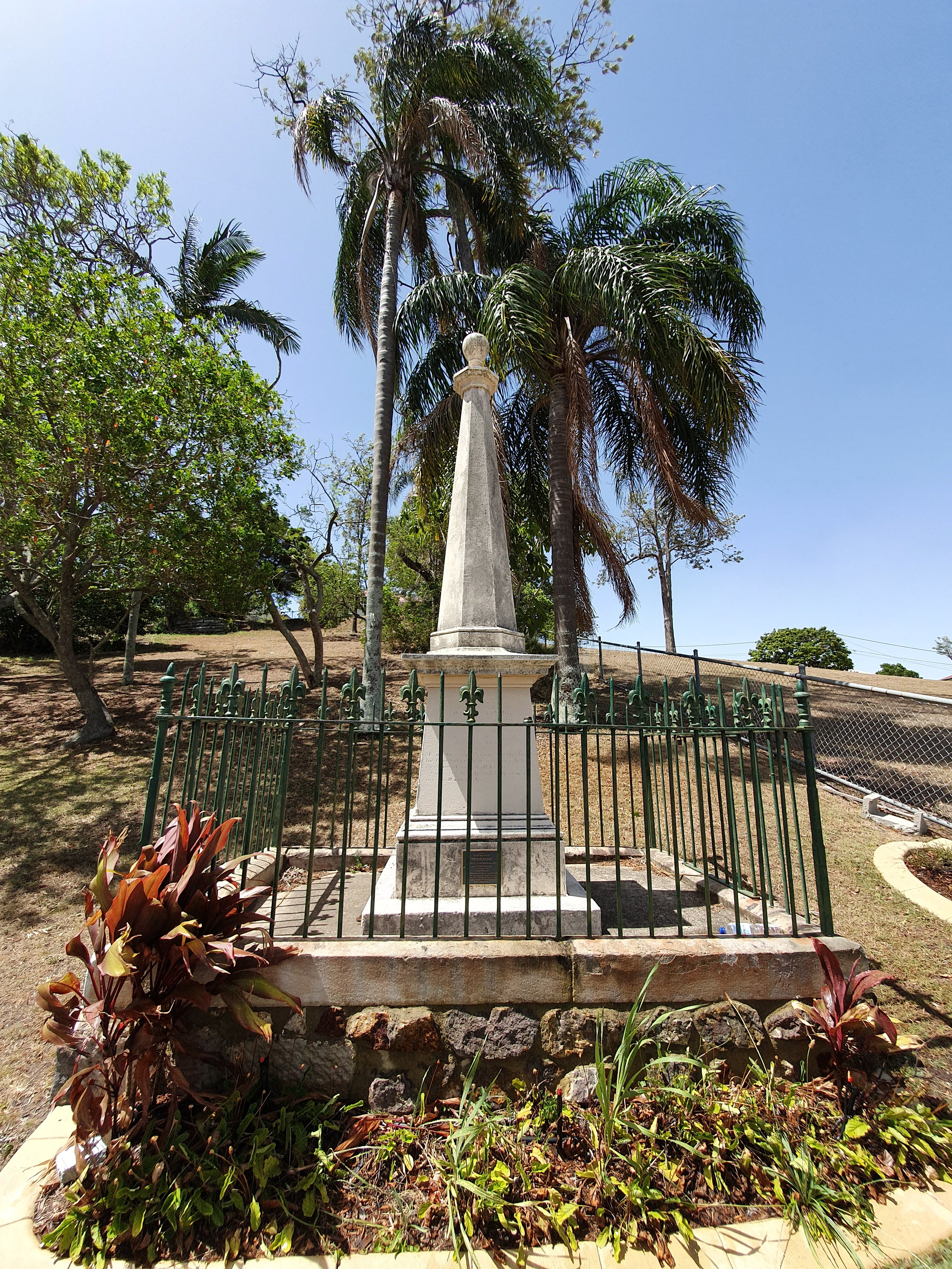 This is an image of a memorial located behind the Bulimba Uniting Church