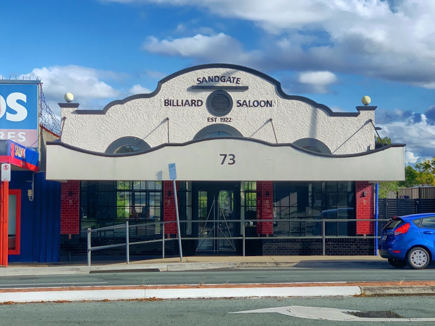 This is an image of the local heritage place known as the Sandgate Billiard Saloon (former).