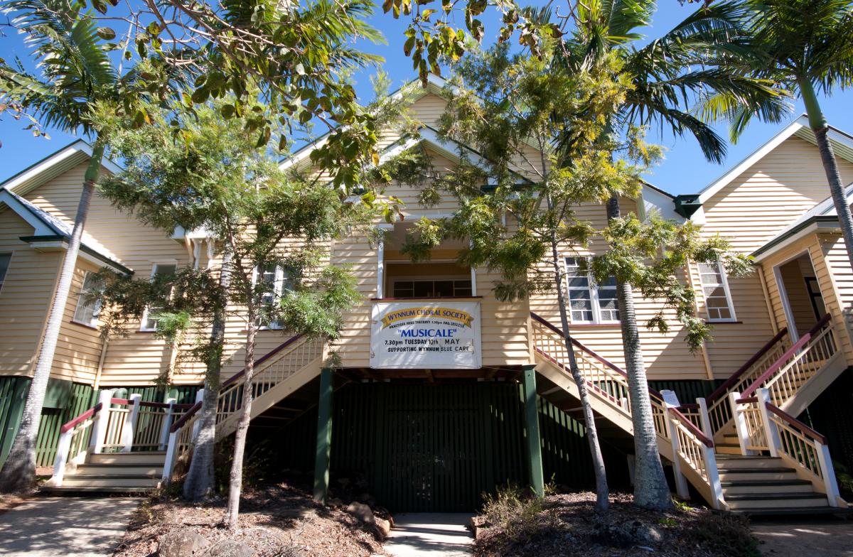 This is an image of the local heritage place known as Wynnum Community Centre from the front