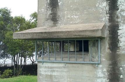 This is an image of the Observation window, South Bunker.