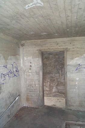 This is an image of the West Bunker interior, large room.