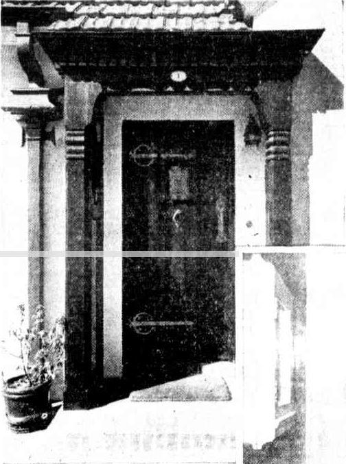 This is an image of the Entrance of the Moorings in 1935